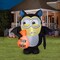 4 1/2' Gemmy Airblown Inflatable Halloween Despicable Me Minion Dave in Bat Costume Yard Decoration 225349
